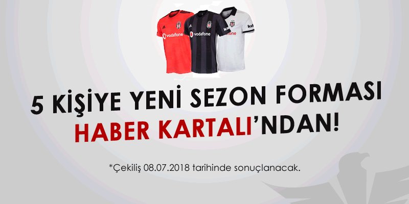 🎁 🎉

Bu tweet'i retweet yapan 5 takipçimize, istediği bir yeni sezon forması HEDİYE!