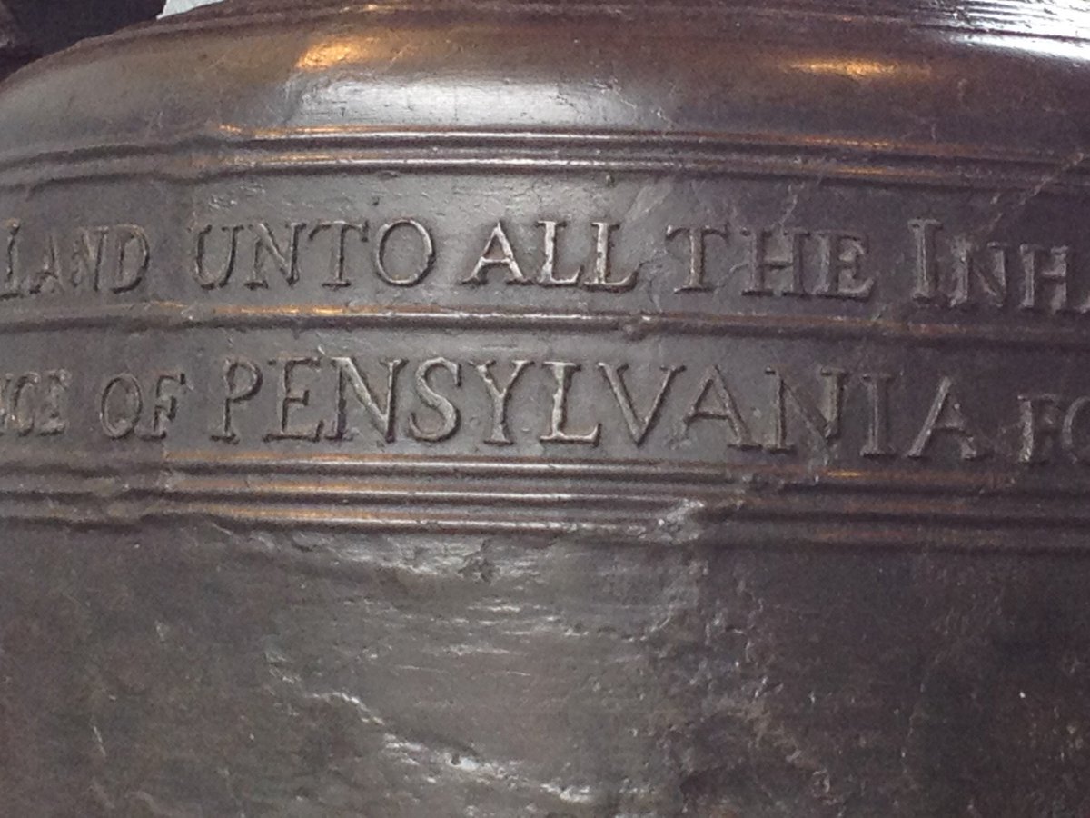 Omgfacts On Twitter Pennsylvania Is Misspelled On The Liberty Bell
