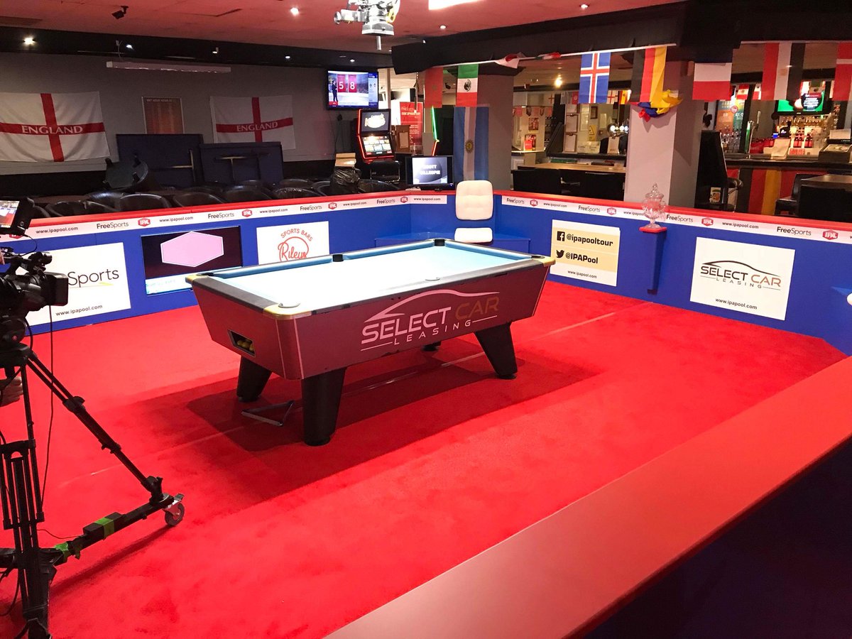 IPAPool's tweet photo. We are just about ready for the finals night of the Champions Cup. All the action gets underway at 7pm LIVE on @FreeSportsUK @RileysSolihull @SC_Leasing @ClubRileys https://t.co/F6YMxQwMtU
