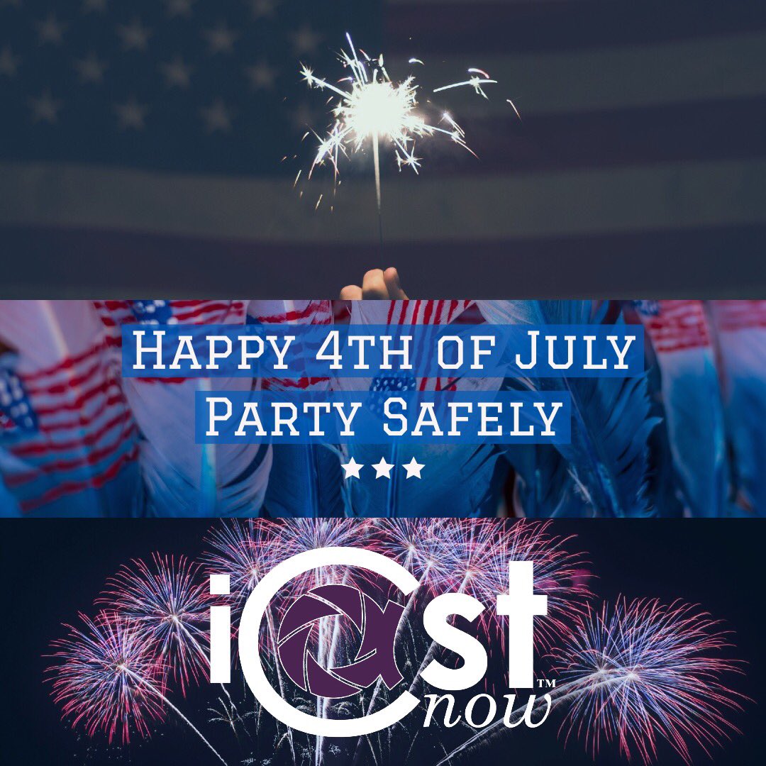 iCastNow's tweet image. Happy #4thofjuly. #Party #safley and enjoy the #fireworks.