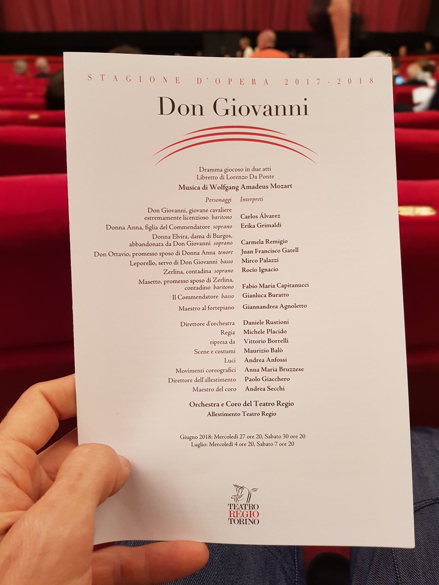 Capitolo secondo della trilogia Mozart/Da Ponte #MozartTRT