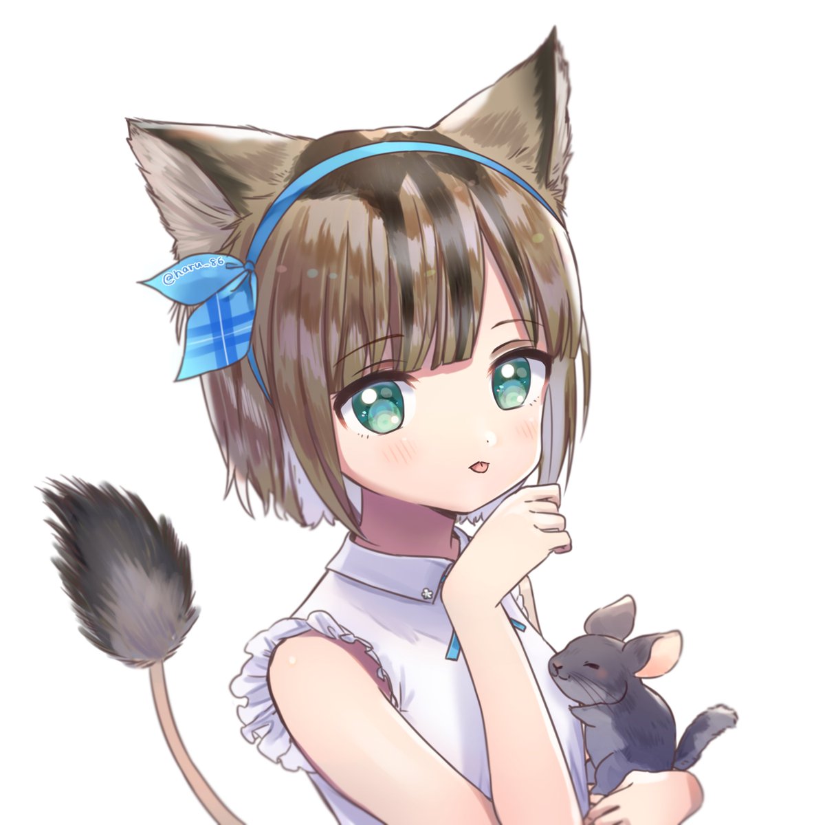 haru_86's tweet photo. うちのヌコ様を、るかこさん(@_rucaco_)にお願いして擬人化してもらいました！！
えっま猫(@emanem__ )さんのお友達にっていう適当なオーダーで...ｗ（すみません...)
可愛い。。。
早く体調良くなりますようにっ

俺...今からネカマだ....w

#新しいプロフィール画像
#NEMアポスティーユ申請済み https://t.co/pkYFPatmgi