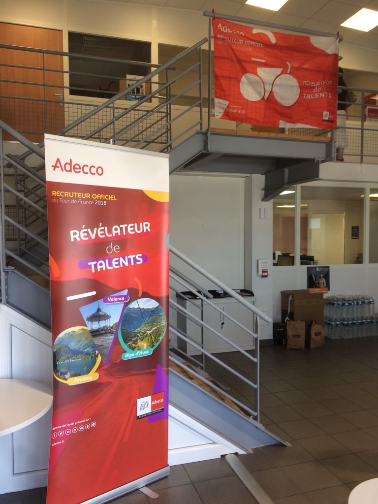 #adecco Valence aux couleurs du Tour de France ! Rdv Vendredi 20 Juillet #sport #equipe #talents