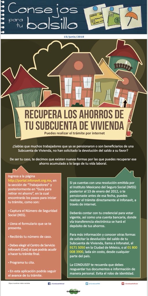 FinBepensa's tweet photo. @CondusefMX nos comparte #ConsejosParaTuBolsillo https://t.co/CkeUpfl2x9
