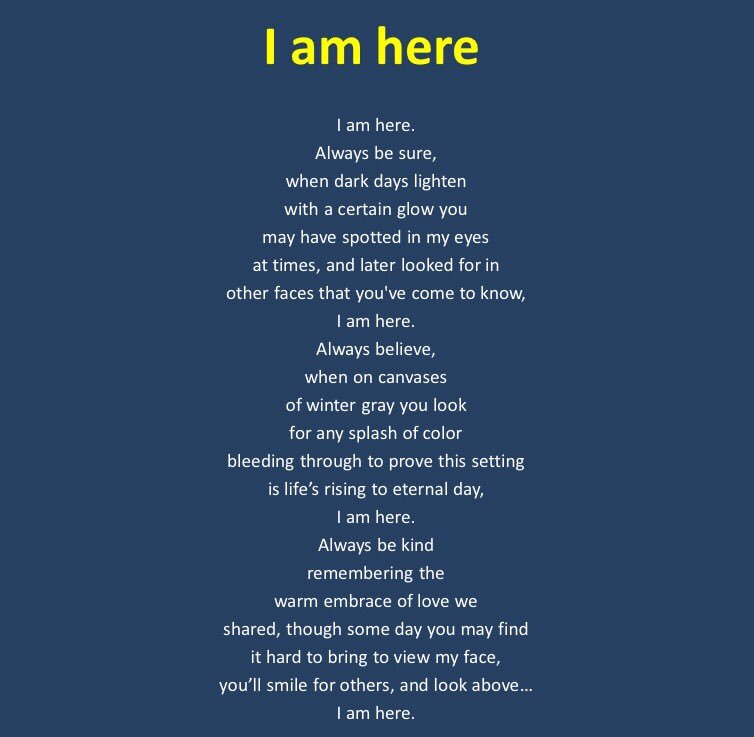 LEAD_Coalition's tweet photo. Please re-Tweet this beautiful poem (by @DanielCPotts) to raise awareness that even after death takes those most precious to us, they live on through our memories of love. 

#poetry #grief #Alzheimers #dementia #EndAlz https://t.co/8fDwBGw8n5