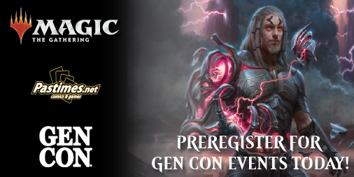 pastimesonline's tweet photo. Going to Gen Con? Preregister for Magic events today to ensure you have a spot in our best events!
https://t.co/3WF1OU4FRM
#GenCon #magicthegathering #betadraft https://t.co/vYJhXgiF3g