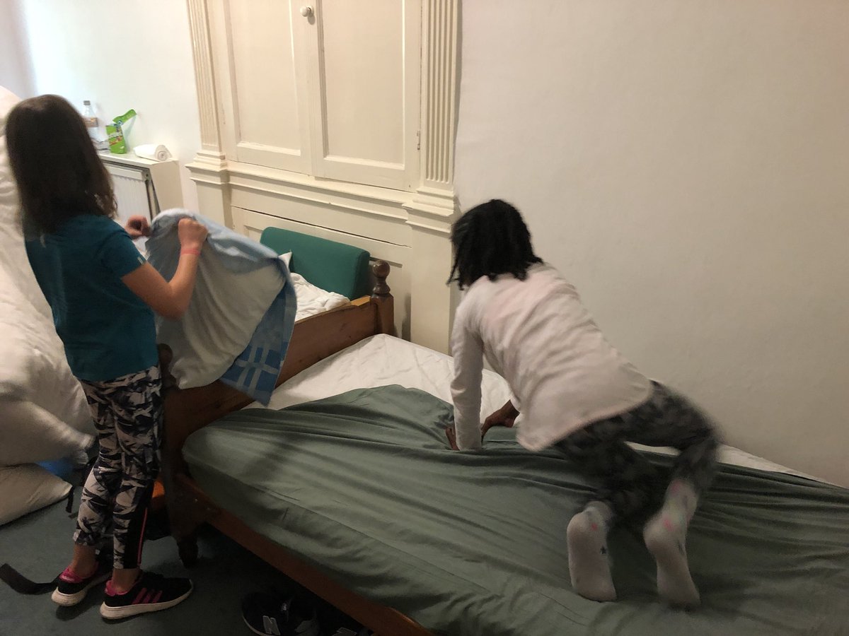 Shopkinsstmarys's tweet image. Children making their beds and ours! #winning #getthemtrained @StMarysMossSide
