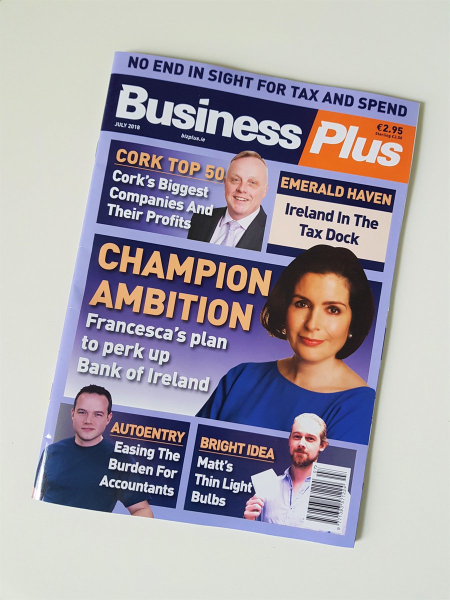 KPMG_Ireland's tweet image. Barrie O'Connell @barrieoco in the latest issue of @BusinessPlusMag discussing #Ireland2040, #Brexit and the major economic growth ahead for Cork
