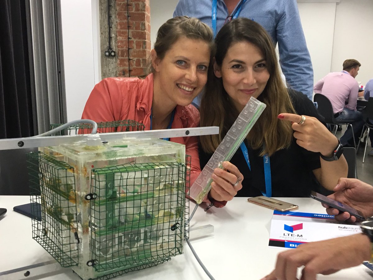That’s so cool, connected mussels checking the water quality #bionitec #hubraum LTE-M #prototyping
