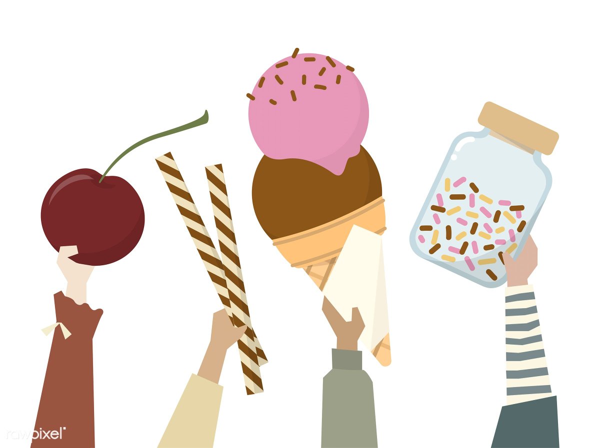 Sugar overload in the works... do not disturb 🍦
Yummy vector available now at rawpixel.com/image/414789/