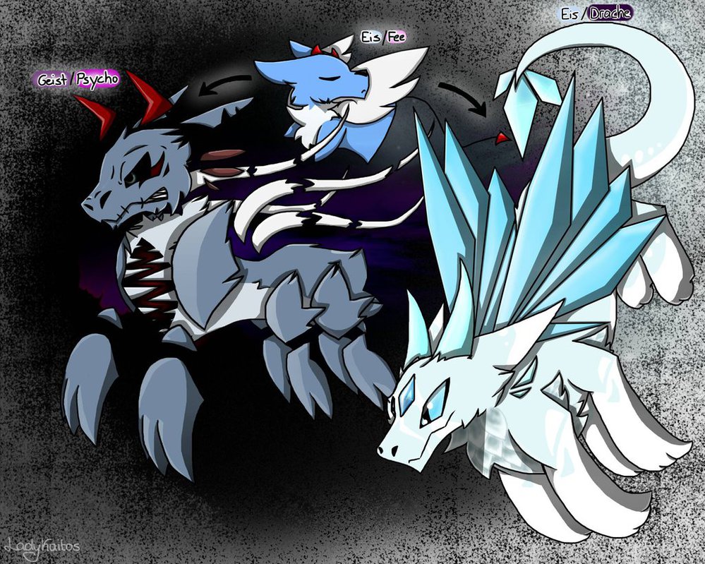 LadyKaitos's tweet photo. Einfach weil ich das projekt mega feiere 👐
Hier mein erstes Fakemon Knadles mit seinen Entwicklungen, die es je nach Zuneigung zum Trainer freischaltet.
Eis Drache -> Freundschaftswert Maximal
Geist Psycho -> Freundschaftswert 0
Viel Spaß mit den dreien o/
#yofalco https://t.co/sSLg5cSQNT