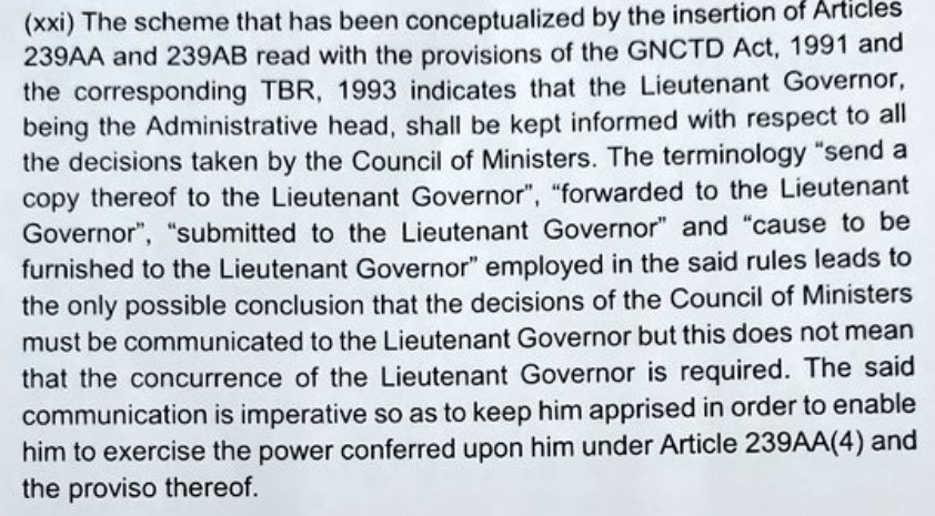 IAmTathagat's tweet photo. Yeh jo line hai naa 'does not mean that Concurrence of LG is required' isi ko Hindi me "पर काटना" kahte hain 😂
#LGKejriwalStandoff #DelhiPowerTussle #DelhiGovtvsLG #DelhiKaBossKaun https://t.co/ZjP1ElQb7w
