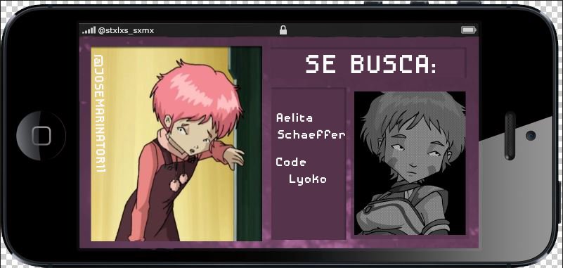 『 SE BUSCA: 』

➥ ❝ Aelita Schaeffer ❞
  
          ➥ ❝CODE LYOKO ❞
 
                             ➥ Contacto con <a href="/JOSEMARINATOR11/">jose maria</a>