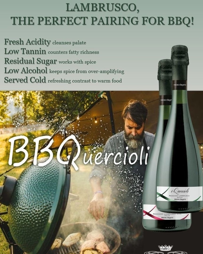 Headed to a #4thofJuly BBQ today? Make sure to bring a bottle of <a href="/ermetemedici/">Medici Ermete</a> Lambrusco with you! goo.gl/3BQQu2

#Wine #WineWednesday #Italy #ItalianWine #Kobrand