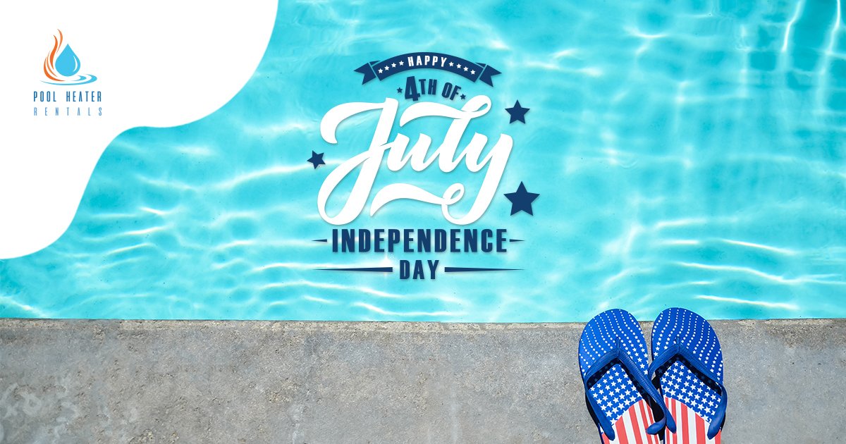 Happy Fourth of July from Pool Heater Rentals! Anyone excited to see #fireworks tonight?! #Happy4th #4thofJuly