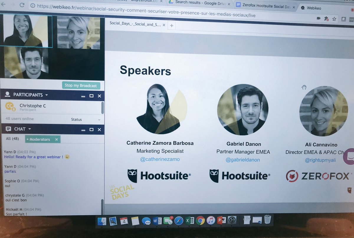 rightupmyali's tweet photo. Here we go! @HootsuiteFR #SocialDays @ZeroFOX https://t.co/1eAYsoB1yd