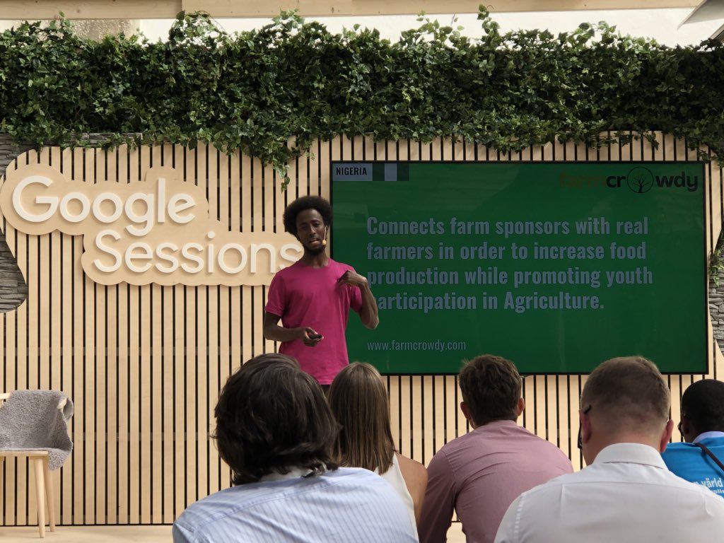 didigital_se's tweet photo. ”Här i väst gör ni dejtingappar och sånt men i Sub-Sahara måste vi hitta ett sätt att öka matproduktionen till vår växande befolkning. Så det gör vi”, säger @aridotfarm:s Mohamed M Jimale. #GoogleOpenMic https://t.co/YNWlfiqR6X