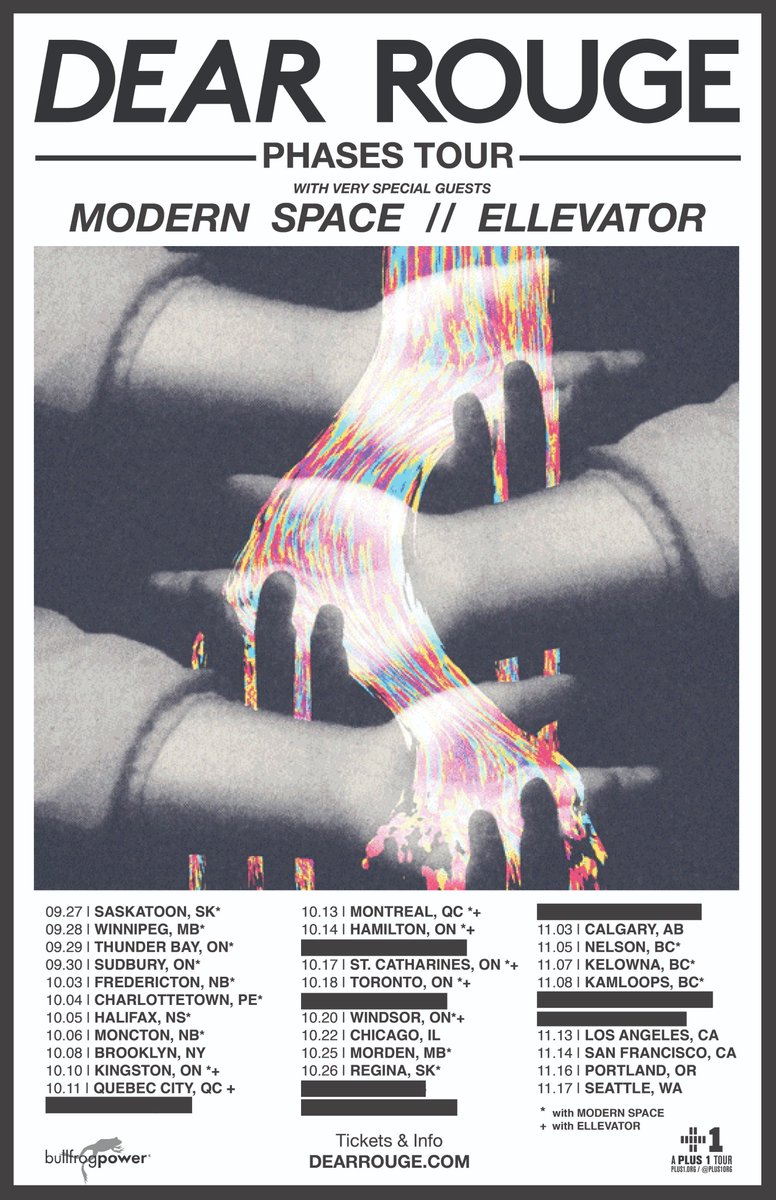 DearRouge's tweet photo. ***PHASES TOUR UPDATE*** We’ve got more special guests joining us on the #PHASES tour! Our friends @ellevatorband will be joining us on the road this fall on select dates, along with @modernspaceband! 🙌💎⚡️🎟️https://t.co/a9ZmeQcryJ https://t.co/xbhs2FaAMZ