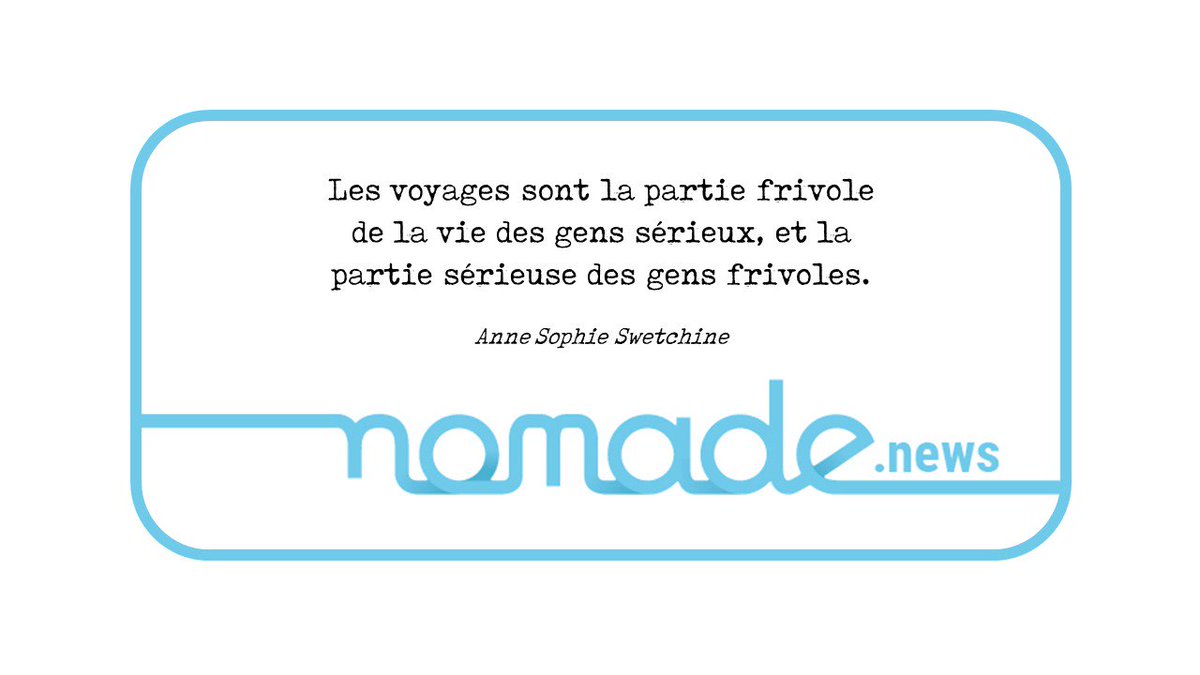 #voyage #plaisir #liberté #citation #rêve #trip #decouverte #travel #pense 
#NomadeNews
<a href="/nomade_news/">nomade.news</a> 
nomade.news