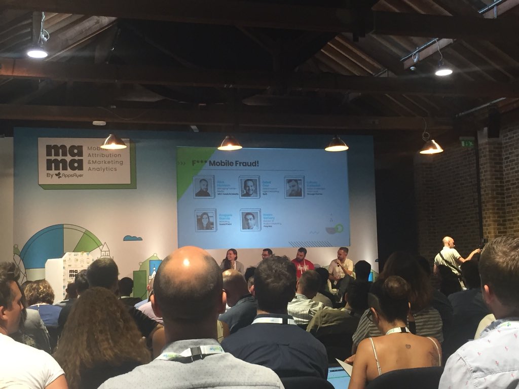 Some interesting points on mobile fraud at #MAMALondon today. A problem not dealt with enough by companies and analysts in some cases.