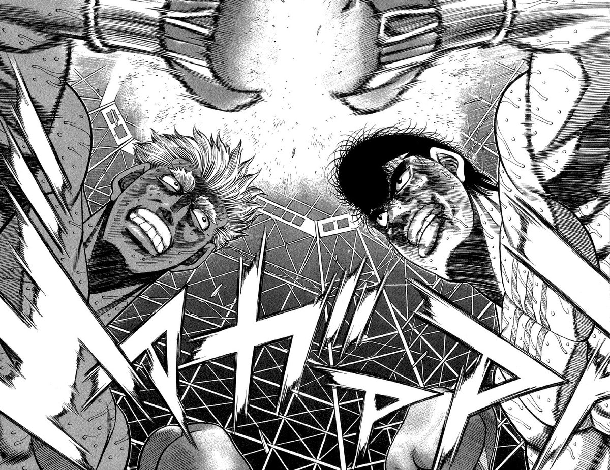 RawMangaFights's tweet photo. Takamura Mamoru vs. Bryan Hawk (Hajime no Ippo) https://t.co/eqE7EdIT43