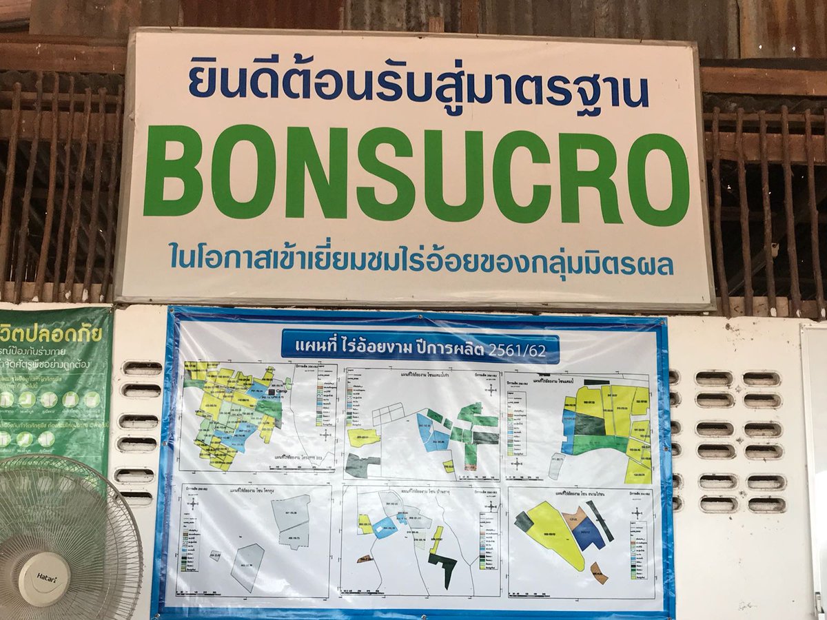 Bonsucro's tweet photo. Today #TechnicalWeek in #Thailand headed to @Mitr_Phol's Bonsucro certified MitrPhuKieo sugarcane mill & surrounding farms so participants could get a first-hand look at #sustainable #sugarcane in action. Thanks to Mitr Phol for hosting such an exciting & informative day. https://t.co/AY08vaqbYh