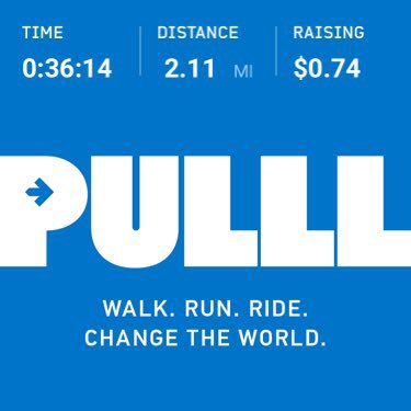 thebondteam's tweet photo. change the world together! just tracked my activity in PULLL to unlock donations for cancer research. You can give me a BOOST! download the app to help increase our impact! 100% of every dollar goes directly to research. #wePULLLtogether #Pelotonia https://t.co/l0QEokY6Yl https://t.co/zxokXNPqVX