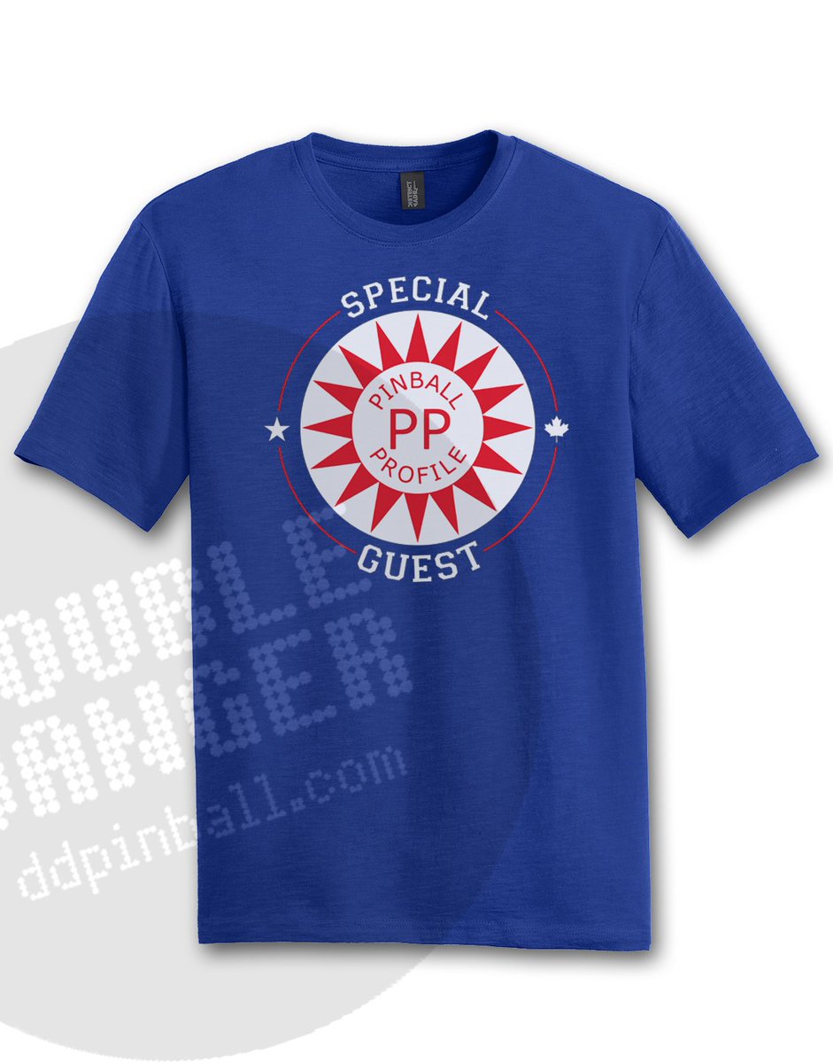 PinballProfile's tweet photo. Pinball Profile shirts are HERE! Thanks to @DoubleDangerPB. Available in blue &amp; black. Pre-order by July 15th &amp; get FREE shipping to Pinburgh. 
Enter promo code REPLAYFX

Who's in? (and thank you for your continued support!)
Go to: https://t.co/2WTEtUQNj9 https://t.co/0TsVKMWXAN
