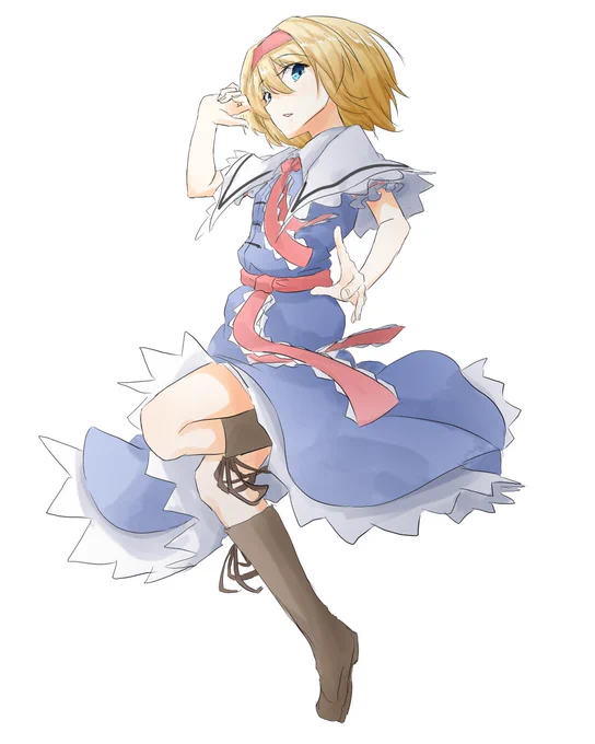 #深夜の真剣お絵描き60分一本勝負
アリス 