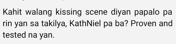 changjf18's tweet photo. Nakakaloka ang mga comments. Pag may naligaw, nabobombahan agad agad. Hahaha
Nakakataba lang ng puso na may mga nonfan na may positive feedbacks about the movie alam na alam na eh basta KN. π
πΈhttps://t.co/Y7rdq0mJQw
#56DaysTHOUGo https://t.co/MSpDWz9i6h