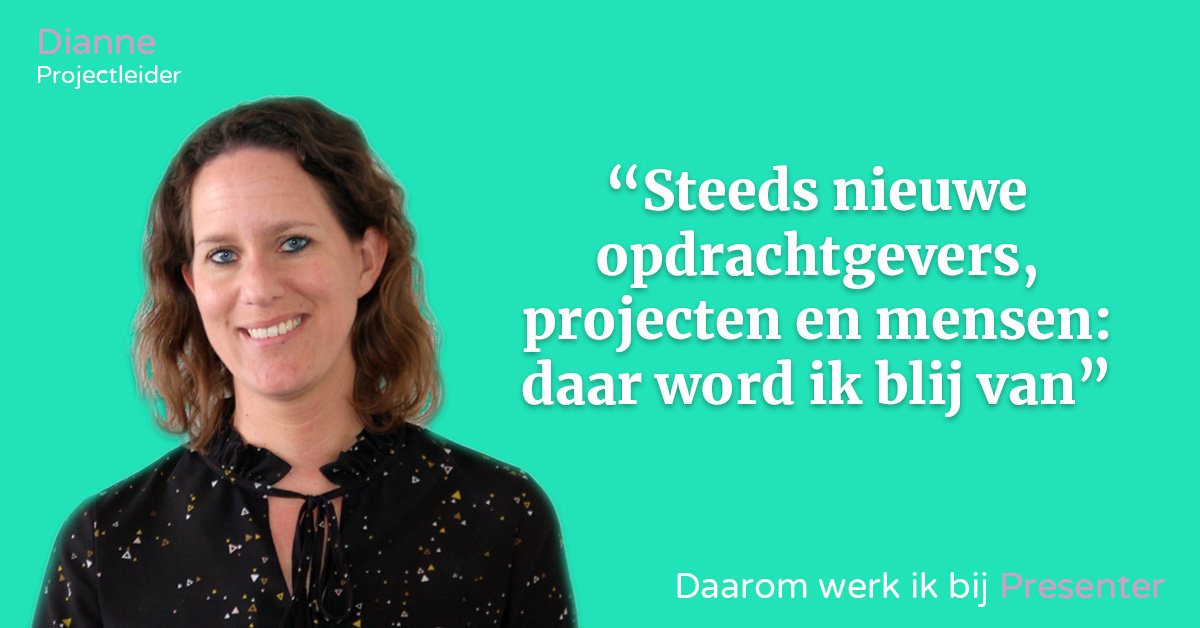 Dianne werkt al negen jaar bij ons. Saai? Helemaal niet. Ze wordt nog steeds blij van de variatie en dynamiek. Ben jij daar ook naar op zoek? Bekijk onze #vacatures en solliciteer: bit.ly/2IT5Ttk  #utrecht #denhaag #vacature #job #werk <a href="/di_jan/">Dianne</a>