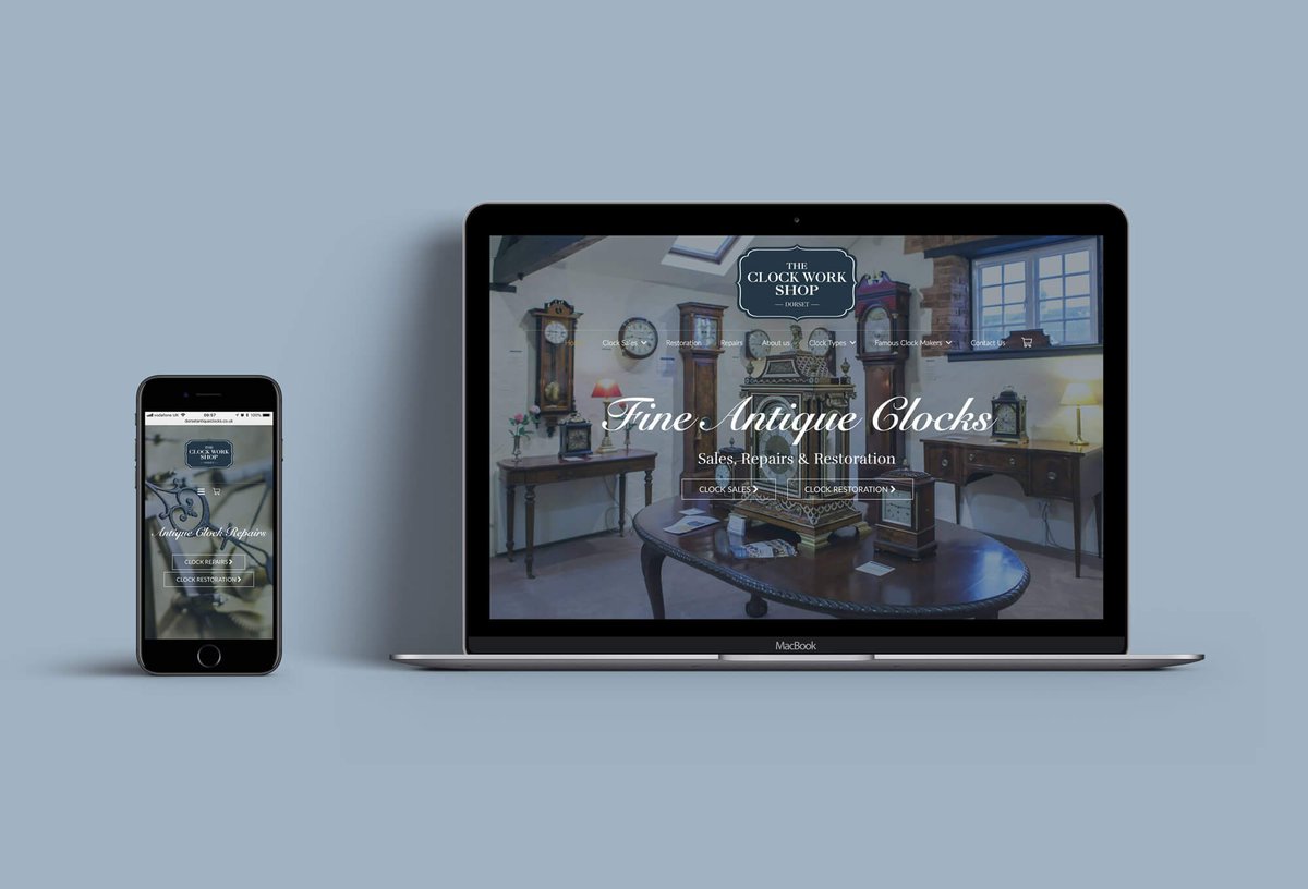 clockworkshopuk's tweet image. We  are very excited to announce that our brand new website is now up and  running! Please click on the link to have a look...we'd love to hear  what you think...
 dorsetantiqueclocks.co.uk
