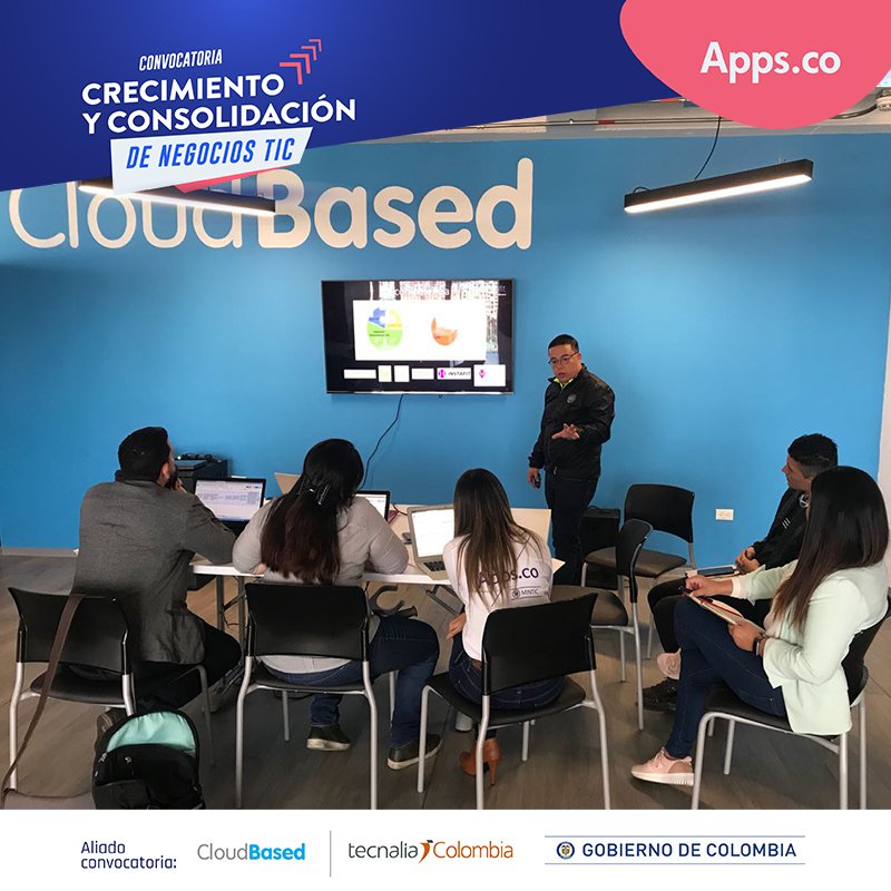 CloudBasedTic's tweet photo. Continuamos en nuestra primera jornada de Panel de #CrecimientoyConsolidación. El turno ahora es para #Bifit, una aplicación que conecta entrenadores personales con usuarios que quieren iniciar una vida saludable y fitness. @CloudBasedTic @AppsCo @Ministerio_TIC #FelizMiércoles https://t.co/H1dby2yQbx