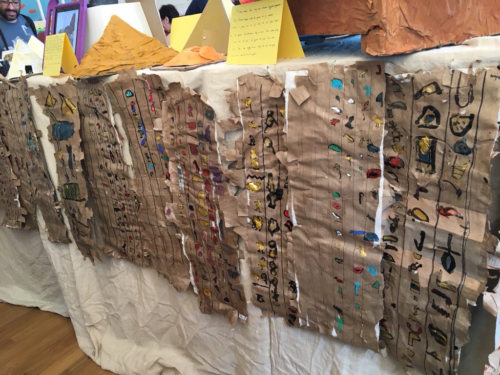 MyrtoW's tweet photo. Immensely proud of Year 3 pupils and teachers for their excellent, art-rich and meticulously researched Ancient Egyptian museum! #hothamprimaryschool #REALprojects @HothamHead @HothamHedgehogs https://t.co/IEhGMGOOI9