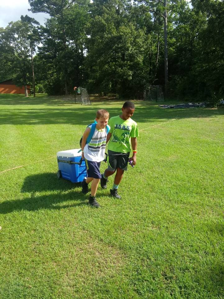 HBCTulsa's tweet image. Camp is a great place for teamwork!