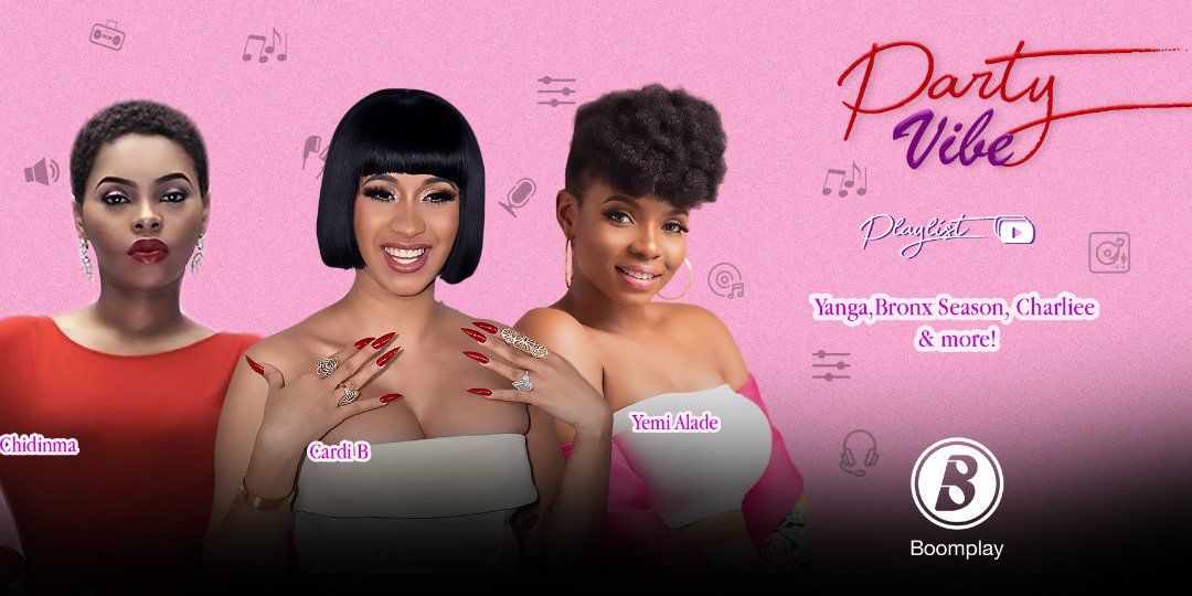 Boomplay Nigeria (@boomplaynigeria) on Twitter photo 28. <a href="/Temidollface/">TemiDollFace</a> – Pata Pata
29. Boomerang – Olowo Ori Mi
30. <a href="/OfficialWaje/">WAJE🇳🇬</a> - I’m Available ft Yemi Alade
31. <a href="/akothee/">OfficialTeamAkothee</a> – Sweet Love ft. Diamond Platnumz
32. Kora Obidi - Money Be Person
33. <a href="/AramideMusic/">Aramide</a> – Yemi Lover
Click the link: bit.ly/2KFR6XN 28. <a href="/Temidollface/">TemiDollFace</a> – Pata Pata
29. Boomerang – Olowo Ori Mi
30. <a href="/OfficialWaje/">WAJE🇳🇬</a> - I’m Available ft Yemi Alade
31. <a href="/akothee/">OfficialTeamAkothee</a> – Sweet Love ft. Diamond Platnumz
32. Kora Obidi - Money Be Person
33. <a href="/AramideMusic/">Aramide</a> – Yemi Lover
Click the link: bit.ly/2KFR6XN