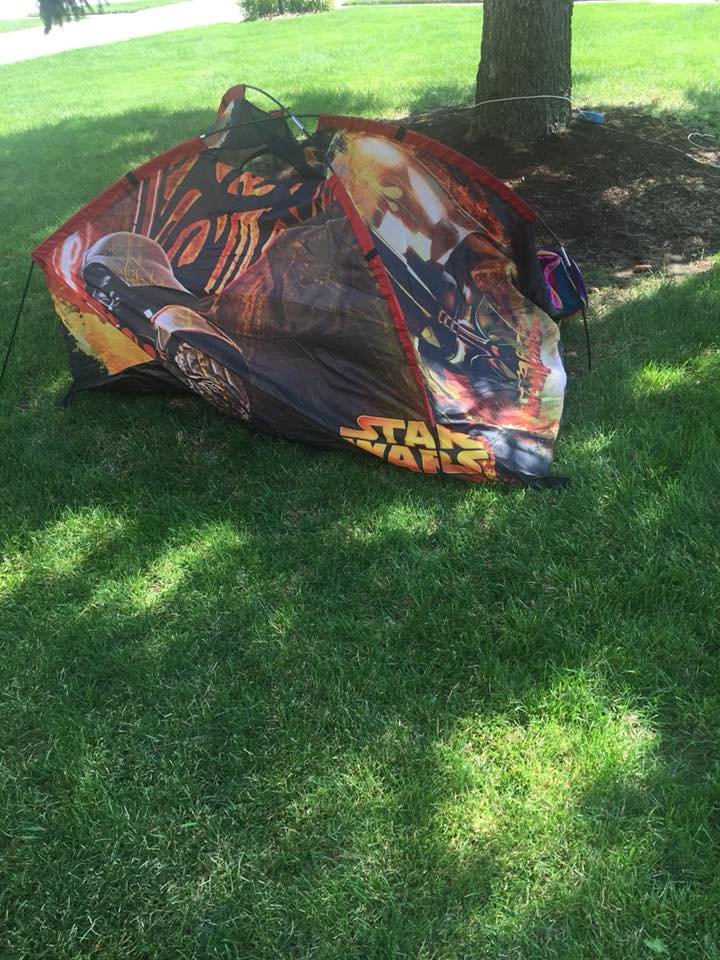 We’ve set up a space force recruitment center for the red hats. When we capture them we are going to force feed them organic, gluten free veggie burgers and kombucha mixed with apple cider vinegar. #secondcivilwarletters 
(HT Jenni)