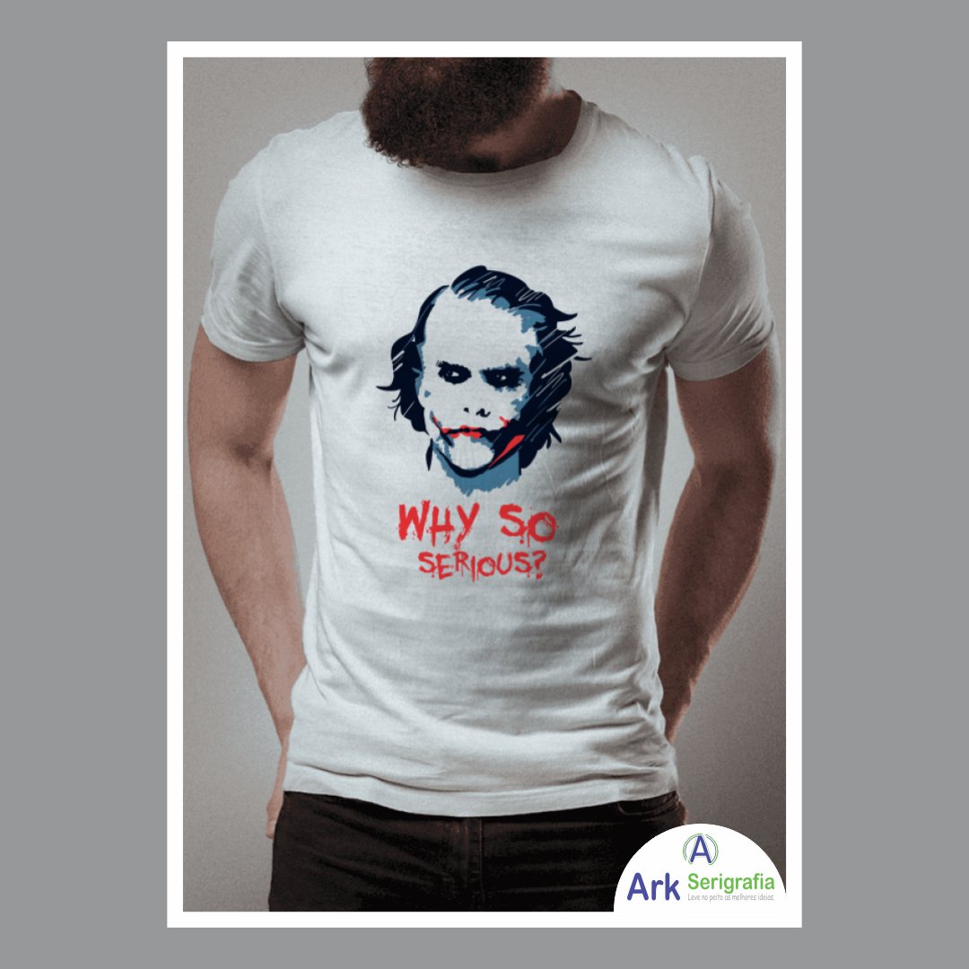 arkserigrafia's tweet photo. Coringa - Why so serious?
⠀
Acesse o site na nossa Bio e escolha a melhor forma de pagemento.
⠀
#CoringaWhysoserious #camisaCoringaWhysoserious #estampaCoringaWhysoserious #filme #arkserigrafia https://t.co/y9uiukYzlP