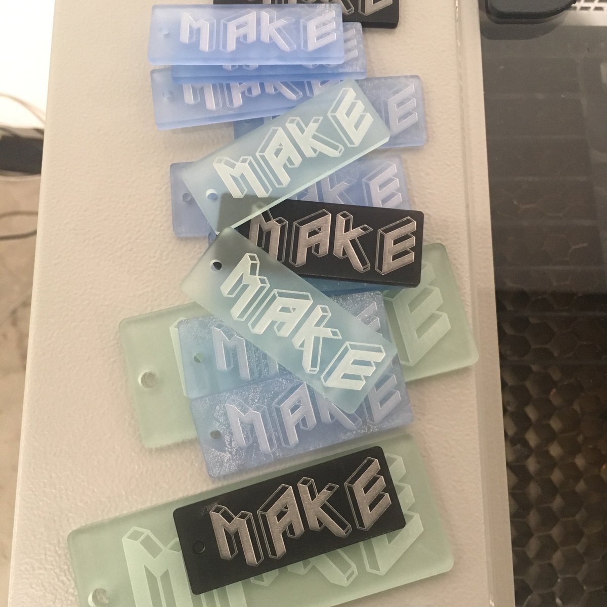 csm_news's tweet image. MAKE: our @lethabygallery has been transformed into a hive of making. Today we&apos;ve been busy creating and experimenting with laser cutting to create MAKE keyrings. Join us for a drop-in session and meet the makers until 7 July. arts.ac.uk/csm/whats-on-a… @TrotecUK