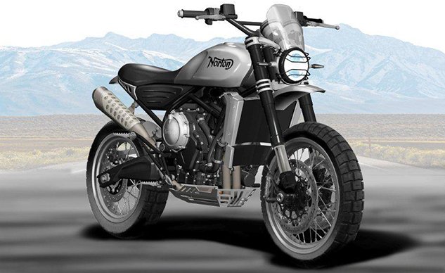MotorcycleCom's tweet image. Norton Atlas Sketches Tease New 650cc Scrambler motorcycle.com/mini-features/…