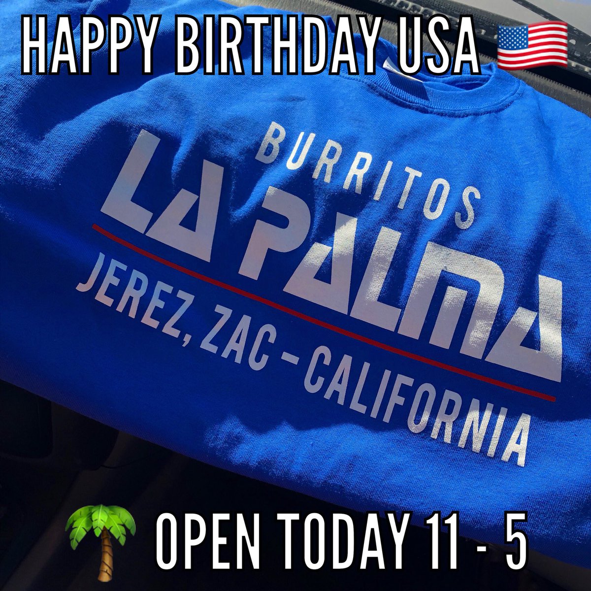 Happy BDay USA! 🇺🇸 open 11-5 today