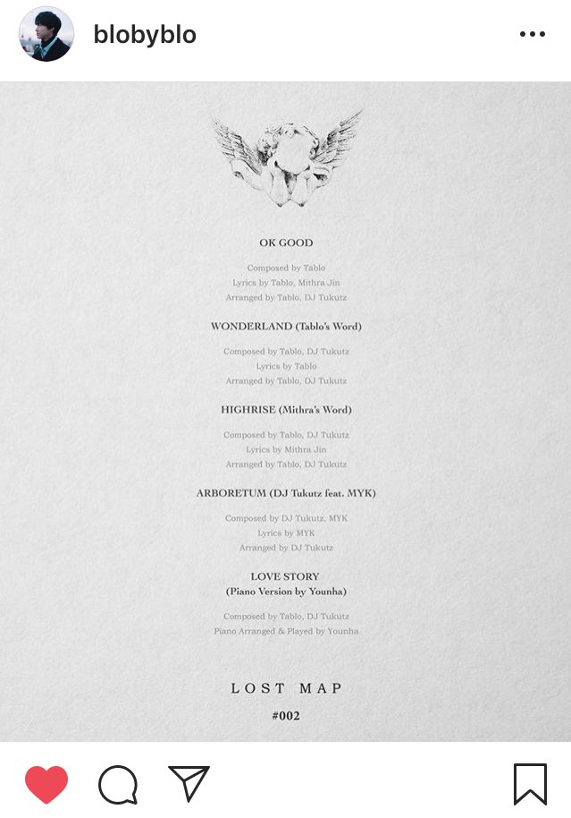 brazilkorea's tweet photo. Em seu @instagram, #Tablo do #EPIK_HIGH revela tracklist para #lostmap2 รกlbum nรฃo-oficial do grupo! ๐ฑ๐๐ป No post, Tablo escreve que o รกlbum estarรก disponรญvel apenas em forma de CD e em conjunto com a ediรงรฃo de colecionador da revista OK GOOD dedicada ao grupo! https://t.co/ARFRd0LhRd