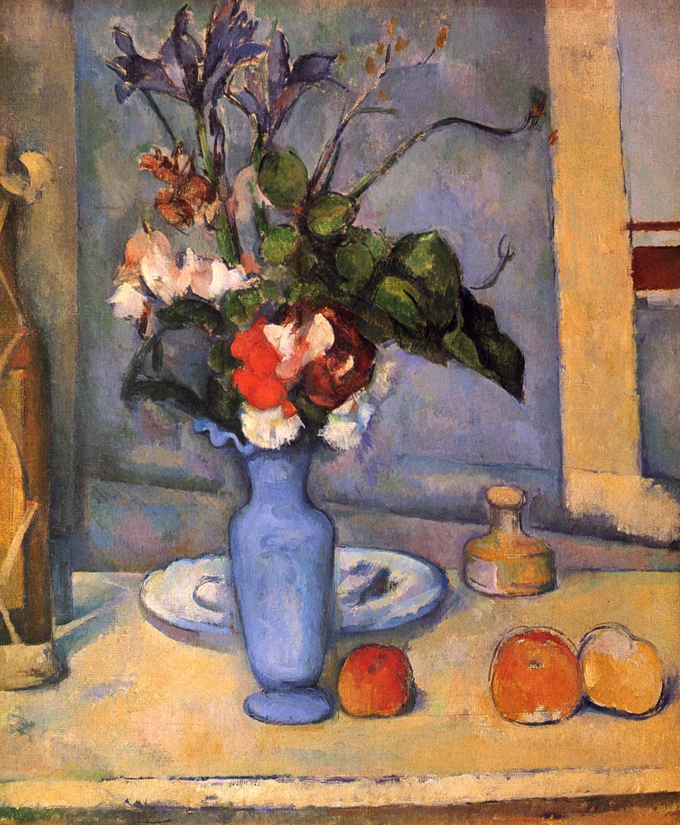 The Blue Vase #postimpressionism #paulcezanne
