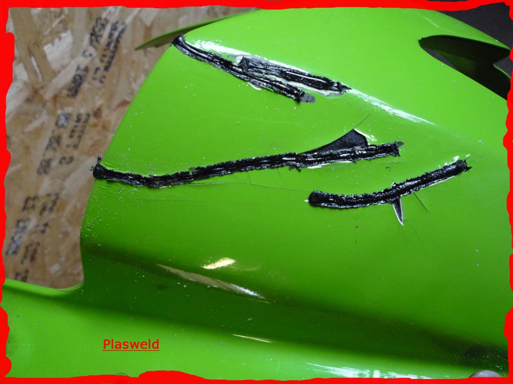 plasweld1's tweet photo. We do three standards of #plastic #welding #repair standard, rough smooth and fine smooth as the three #pictures below show in order. #motorcycles #motorbike https://t.co/7pVtkOC5kM