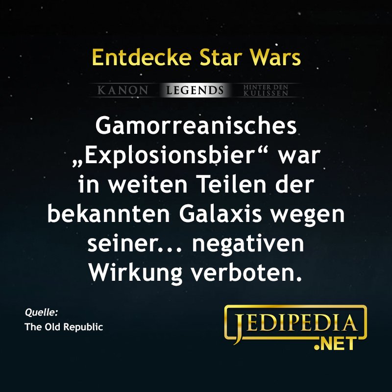 jedipedia's tweet photo. Man fragt sich nur, warum? 🤔
https://t.co/cVRnGQC4sC
#Jedipedia #EntdeckeStarWars #Gamorrean #ExplodingBeer #Beverage #Alcohol #WhyOhWhy #NegativeEffects https://t.co/4ljoIdb4ln