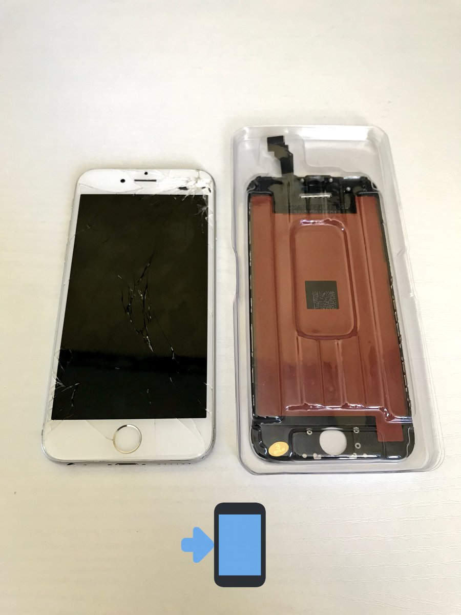 DevBrothers's tweet image. Remplacement de l'écran cassé de cet #iPhone6 ! 👏🏼