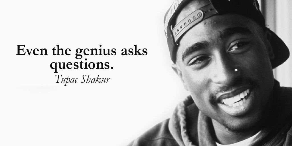 Even the genius asks questions. [Tupac Shakur] 
iqcertificate.org/iq-score
#quote #tupac #iqtest #iqscore #genius Happy 4th of July!🇺🇸