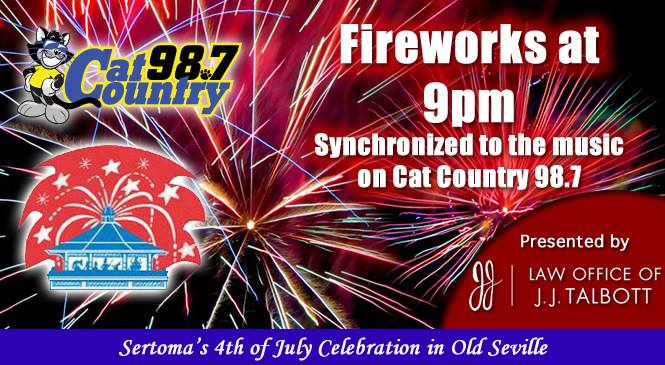 Will you be at the Gulf Coast's largest fireworks display? The Sertoma #FourthofJuly Celebration starts at 11am culminating with fireworks at 9pm in #downtownPensacola bit.ly/2NlKZXa