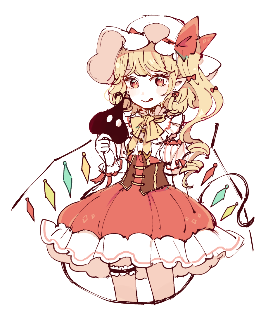 フランドール・スカーレット 「すぎてる #7月4日はフランの日 」|もずくず🐘例大祭う34bのイラスト