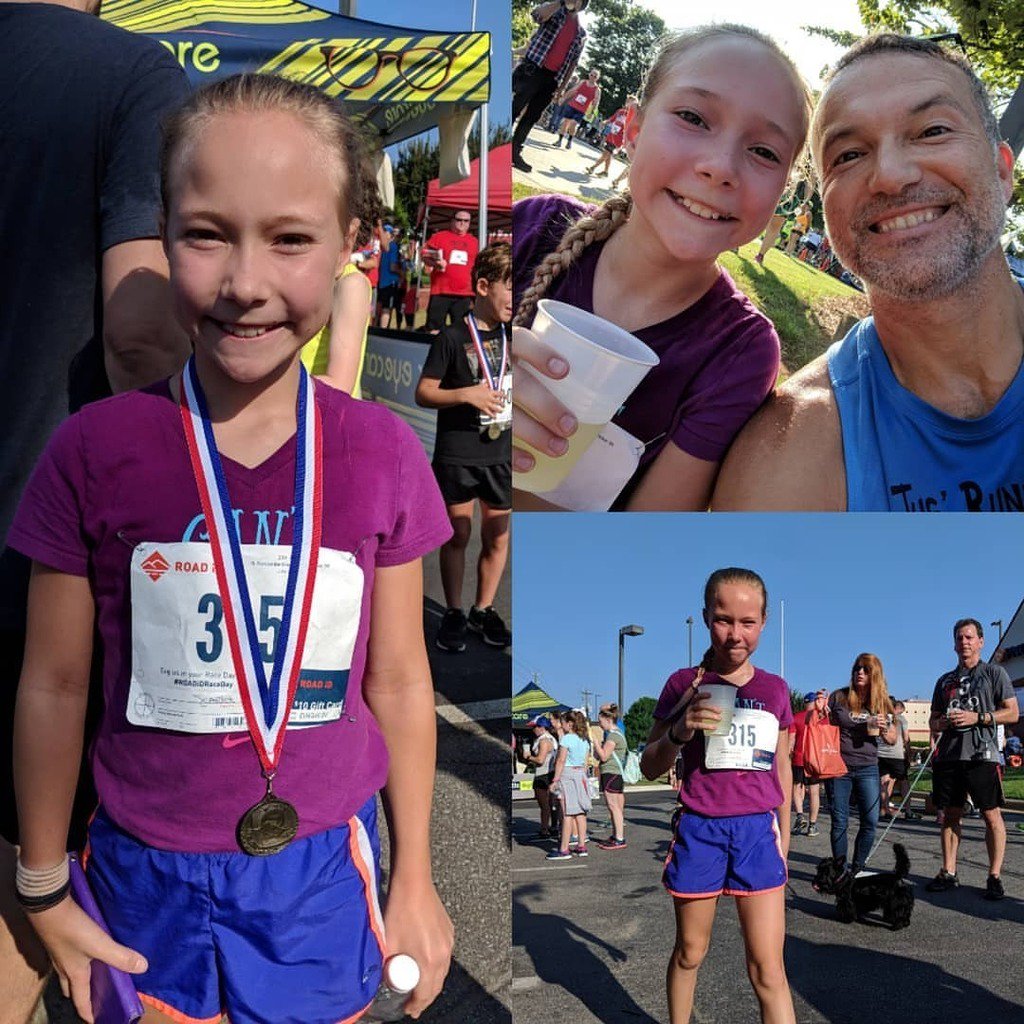 TimGrotenhuis's tweet photo. Scarlet and I had a great time at the Firecracker 5k this morning. She place first in her age group! #avlrun #kickitavl (at Weaverville, North Carolina) https://t.co/YEYL89rSh6